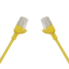 Outdoor Cat.6A Patch Cord Cable Slim 32AWG STP Jumper Cables with RJ45 Connector TPE Jacket